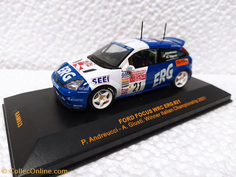 Ford Focus WRC ERG 21 2001 modele reduit ford focus wrc erg 21 2001