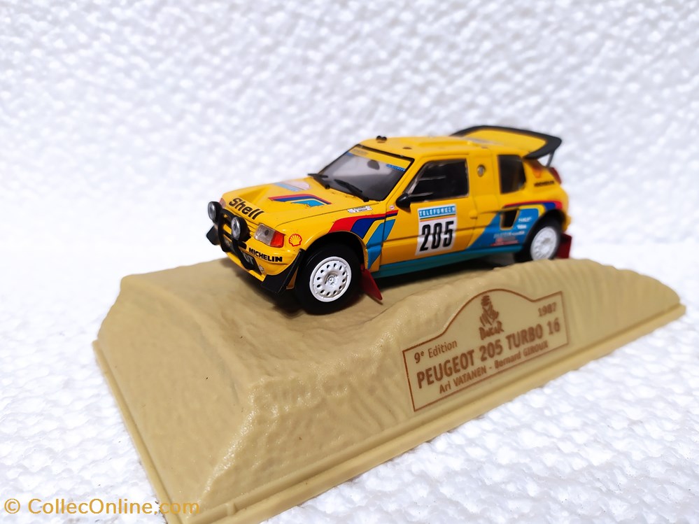 Peugeot 205 Turbo 16 Dakar 1987 modeles reduits peugeot 205 turbo 16 dakar 1987