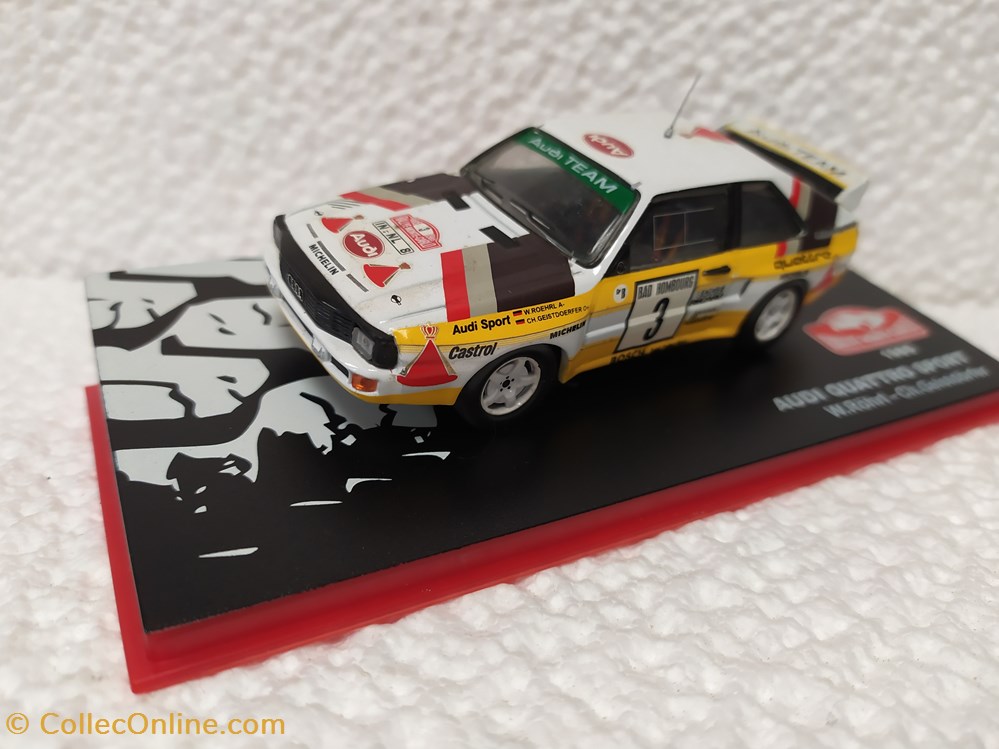 Audi Quattro Sport Monte-Carlo 1985 modele reduit audi quattro sport monte carlo 1985