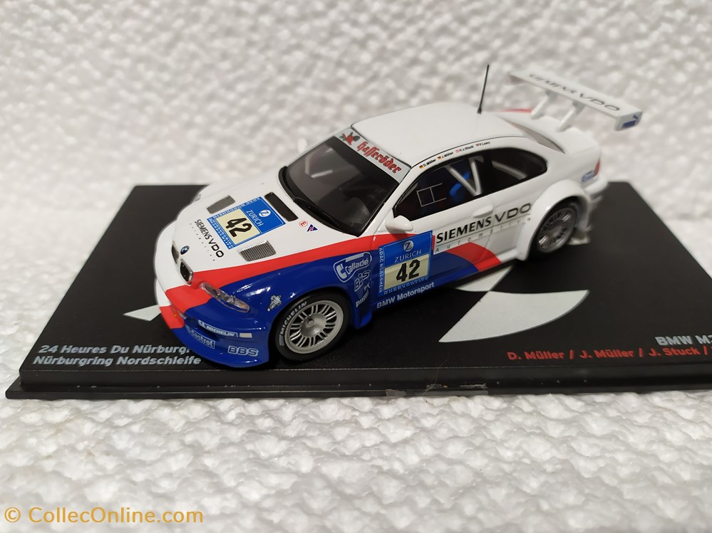 modele reduit bmw m3 gtr 24h du nurburgring 2004