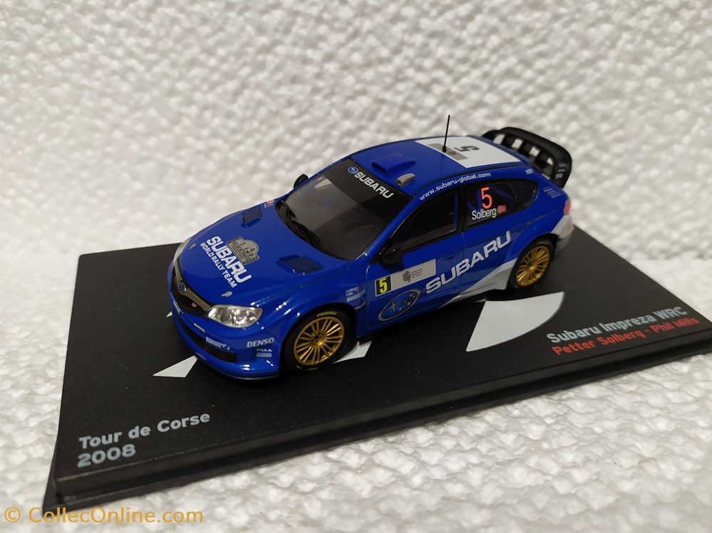 modele reduit subaru impreza wrc tour de corse 2008