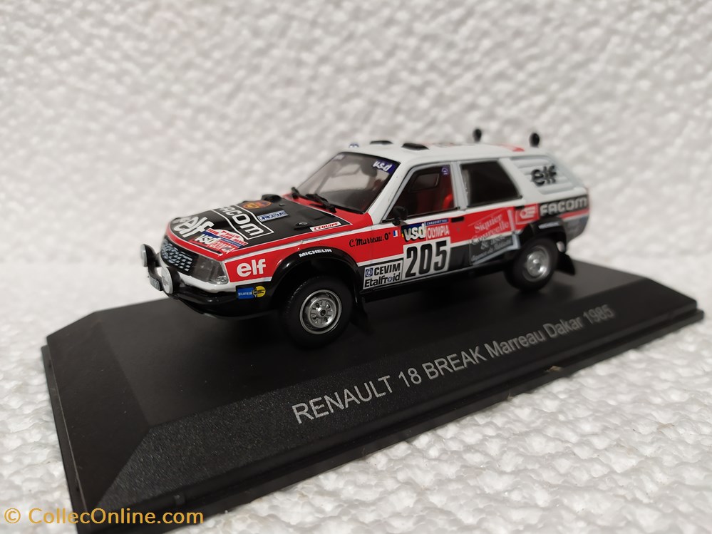 Renault 18 Break Marreau Dakar 1985 modeles reduits renault 18 break marreau dakar 1985