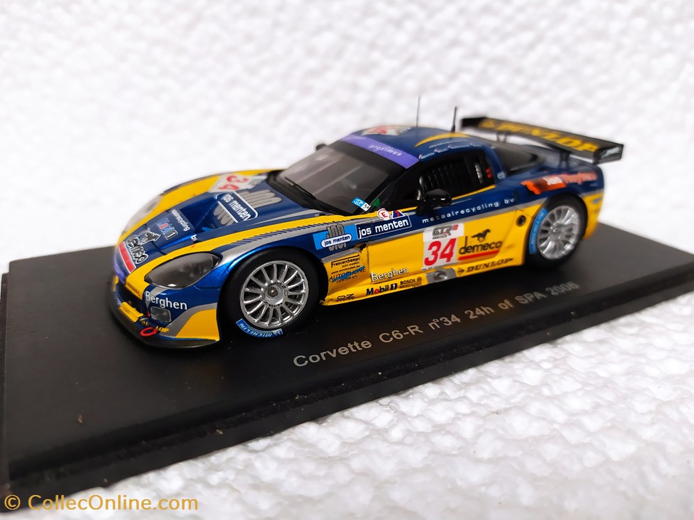 Corvette C6-R 24h de Spa modele reduit corvette c6 r 24h de spa
