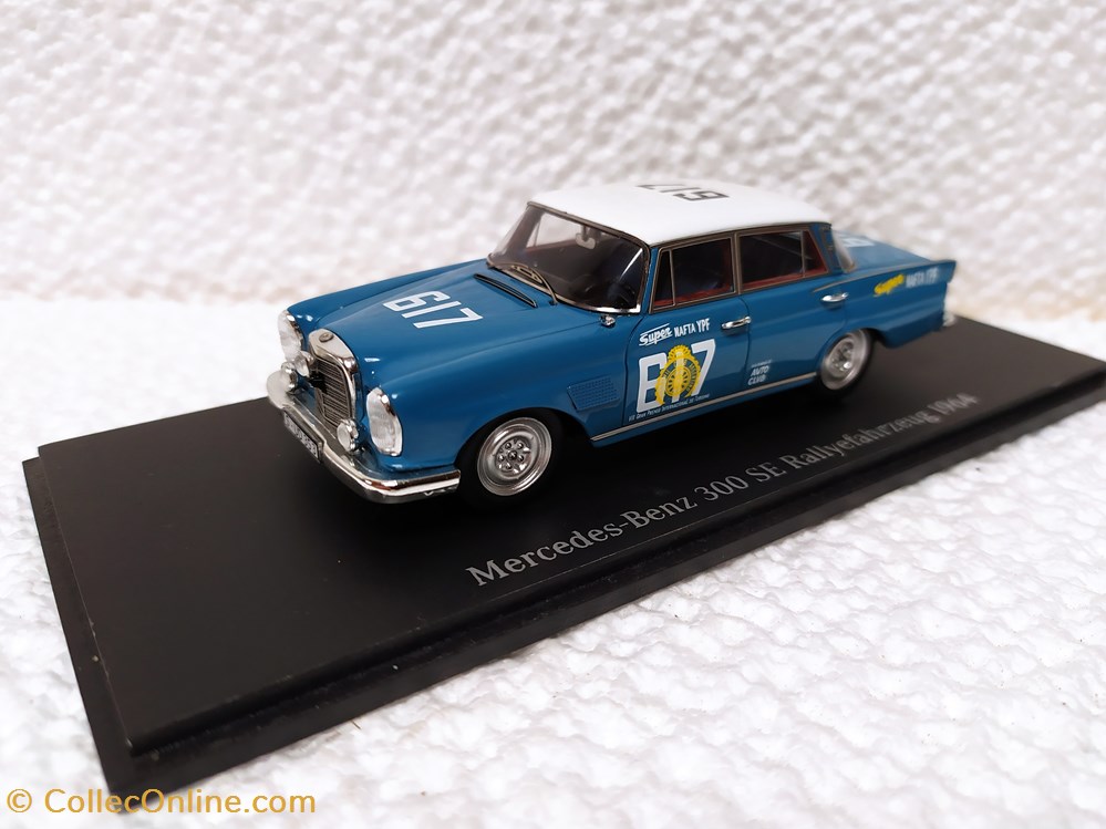 Mercedes Benz 300 SE Rallyefahrzeug 1964 modele reduit mercedes benz 300 se rallyefahrzeug 1964