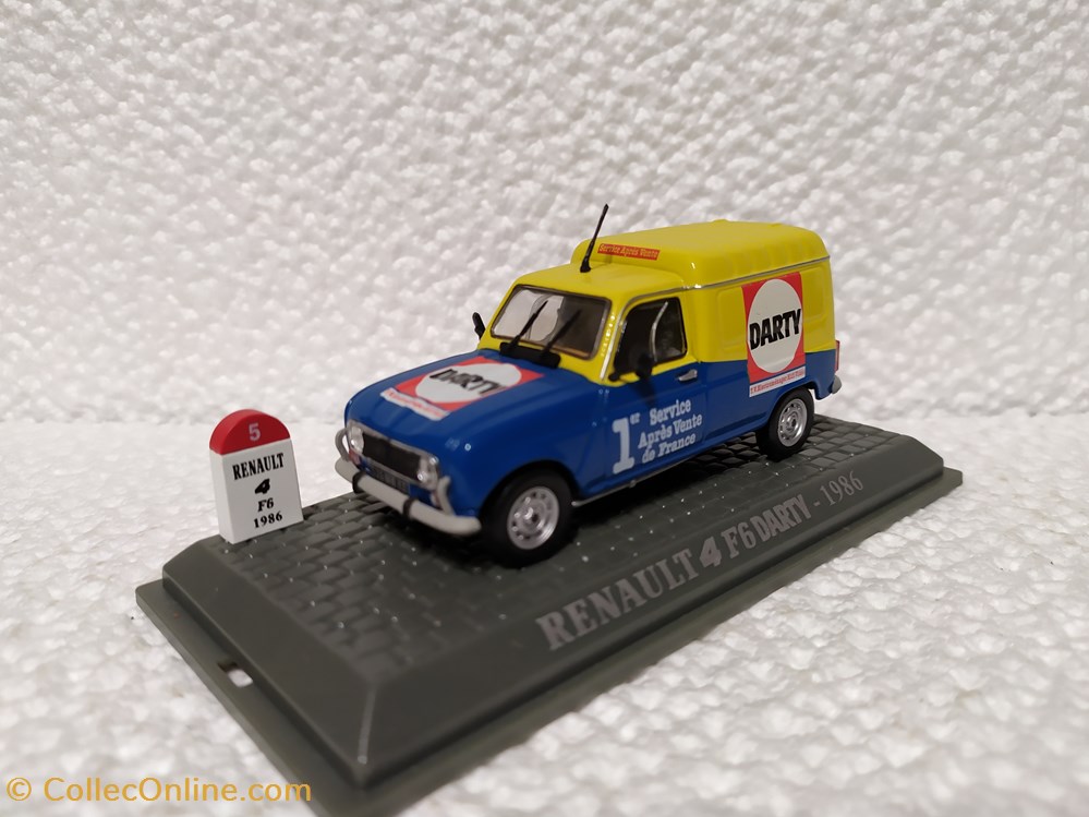Renault 4 F6 Darty 1986 modeles reduits renault 4 f6 darty 1986