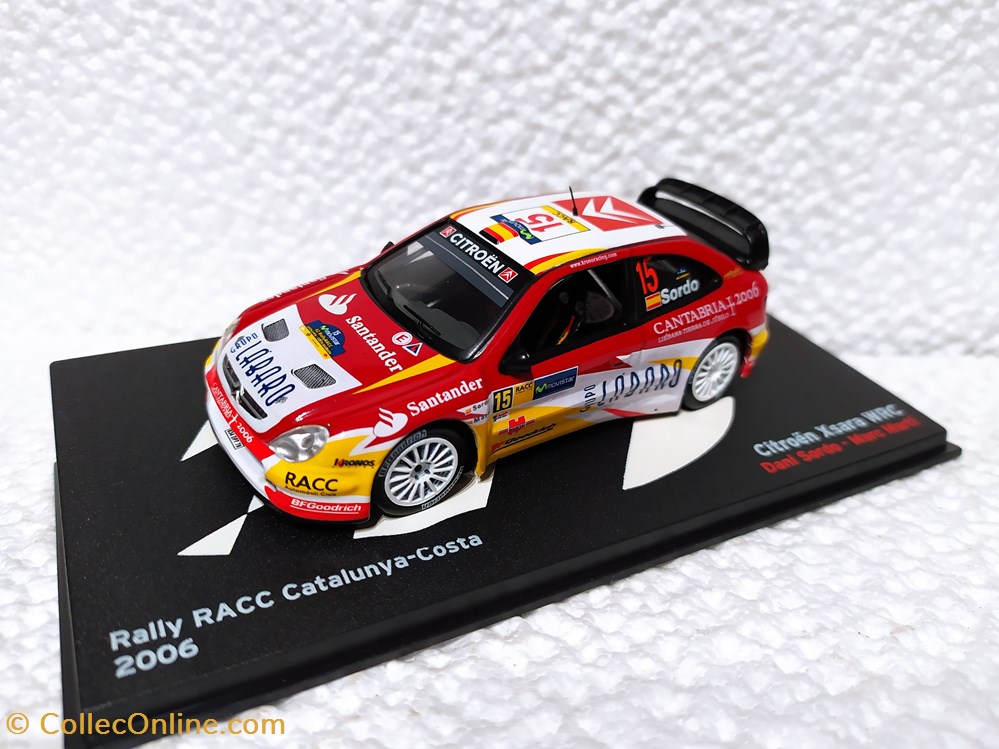 Citroen Xsara WRC Rally Racc Catalunya Costa 2006 modele reduit citroen xsara wrc rally racc catalunya costa 2006