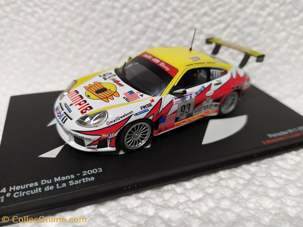 Porsche 911 Gt3 Rs 24h du Mans 2003 modele reduit porsche 911 gt3 rs 24h du mans 2003