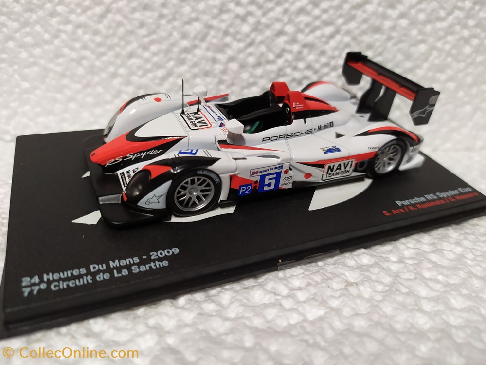 Porsche RS Sypder evo 24h du Mans 2009 modele reduit porsche rs sypder evo 24h du mans 2009