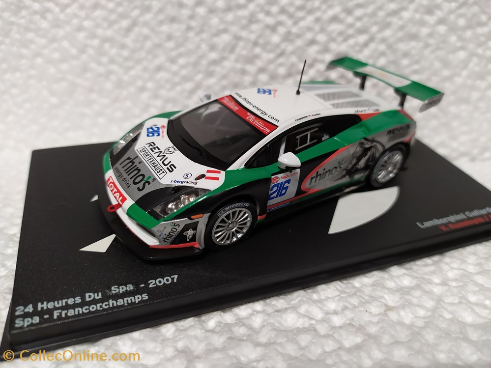 Lamborghini Gallardo GT3 24h de SPA 2007 modele reduit lamborghini gallardo gt3 24h de spa 2007