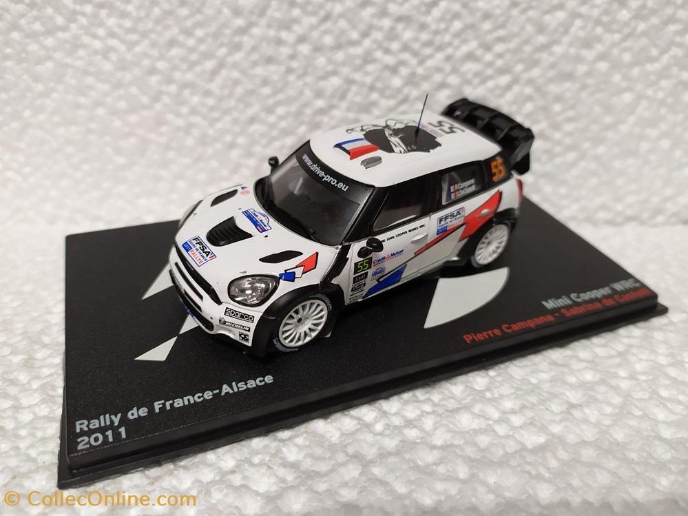 Mini Cooper WRC Rally de France-Alsace 2011 modele reduit mini cooper wrc rally de france alsace 2011