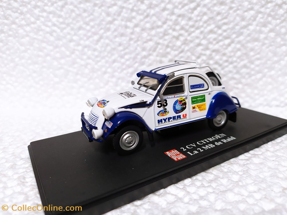 Citroen 2 cv Mb de Raid modeles reduits citroen 2 cv mb de raid
