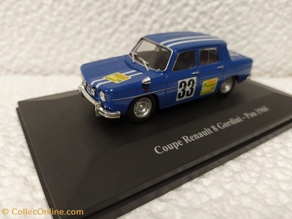 Coupe Renault 8 Gordini Pau 1968 modele reduit coupe renault 8 gordini pau 1968