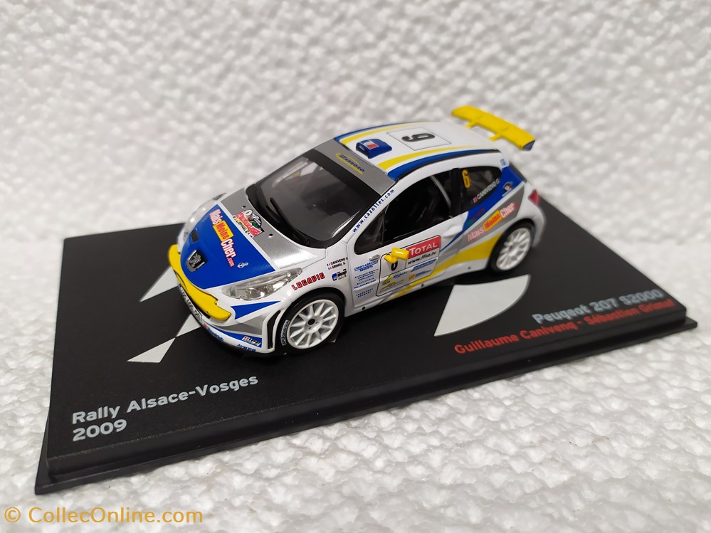 Peugeot 207 S2000 Rally Alsace -Vosges 2009 modele reduit peugeot 207 s2000 rally alsace vosges 2009