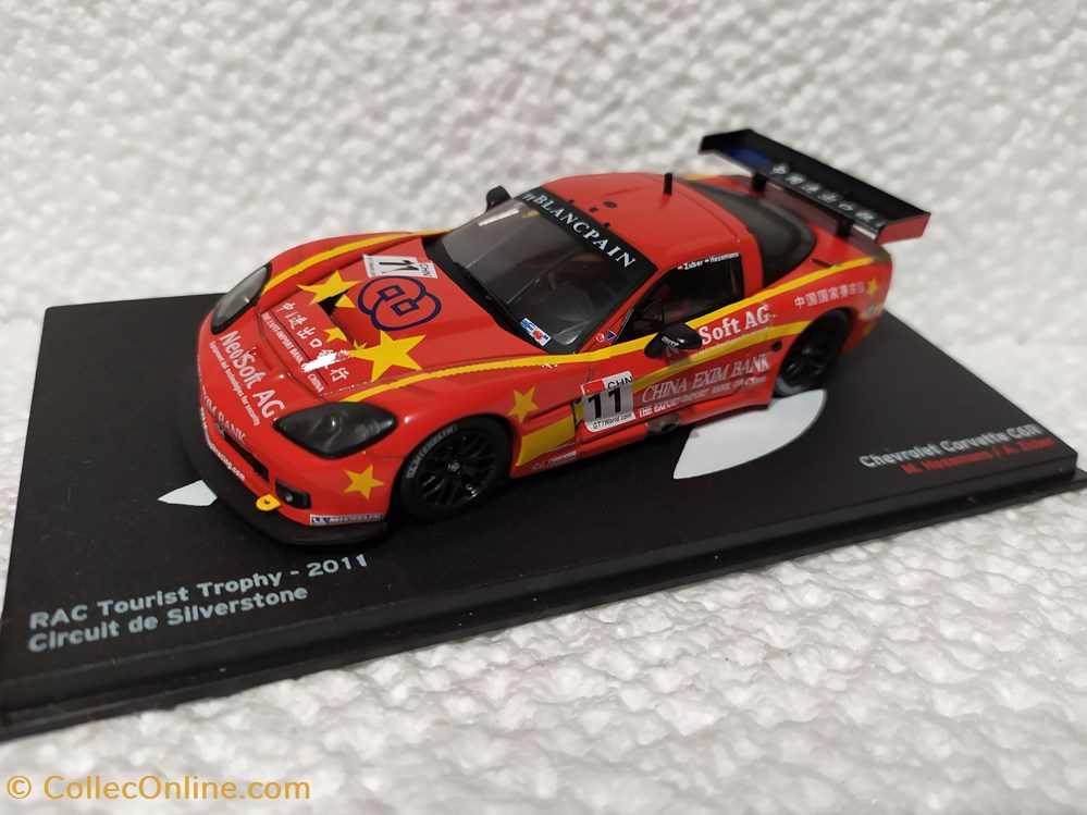 Chevrolet Corvette C6R Silverstone 2011 modele reduit chevrolet corvette c6r silverstone 2011