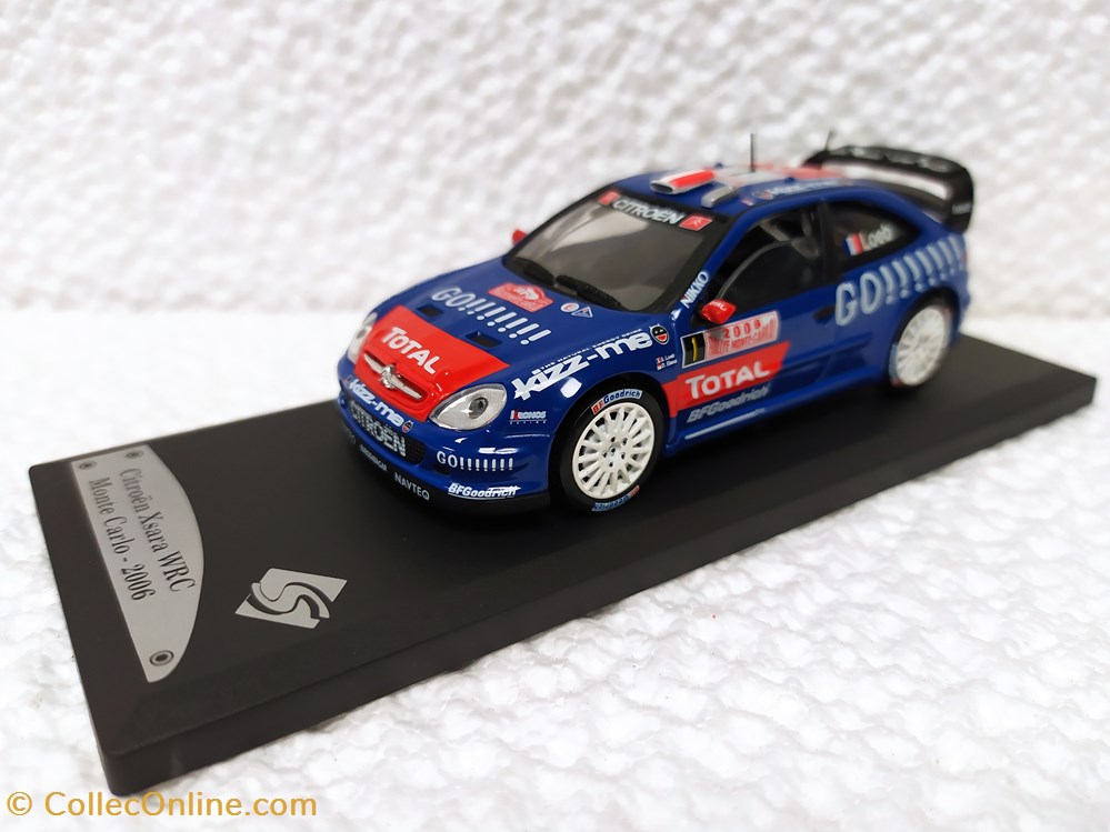 modele reduit citroen xsara wrc monte carlo 2006