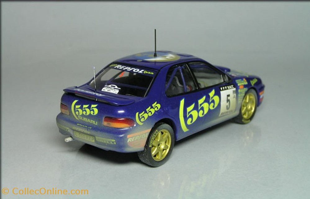 modelos escala coches subaru impreza 555