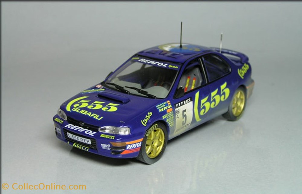 modelos escala coches subaru impreza 555
