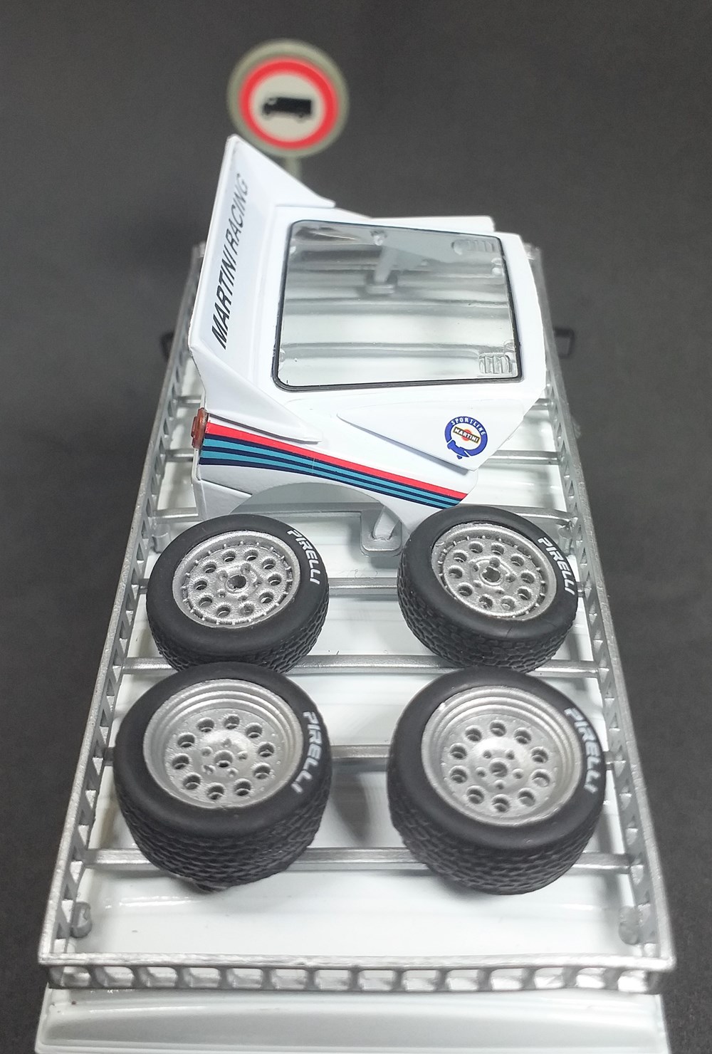 modelos escala coches fiat 242 mkii lancia martini racing