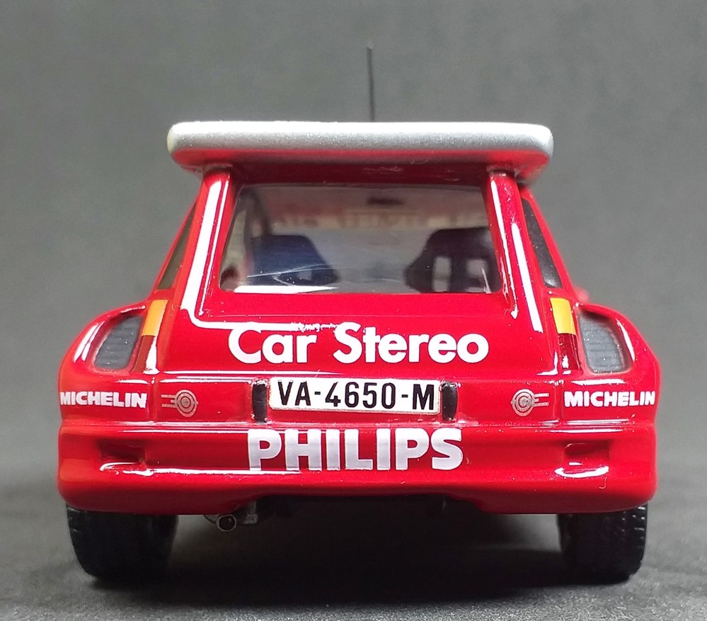 RENAULT 5 MAXI TURBO 4x4 RALLY AVILES 1989 modelos escala coches renault 5 maxi turbo 4x4 rally aviles 1989