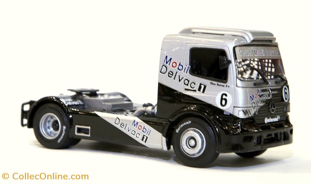 modelos escala camiones mercedes benz atego mobil delvac atkins team