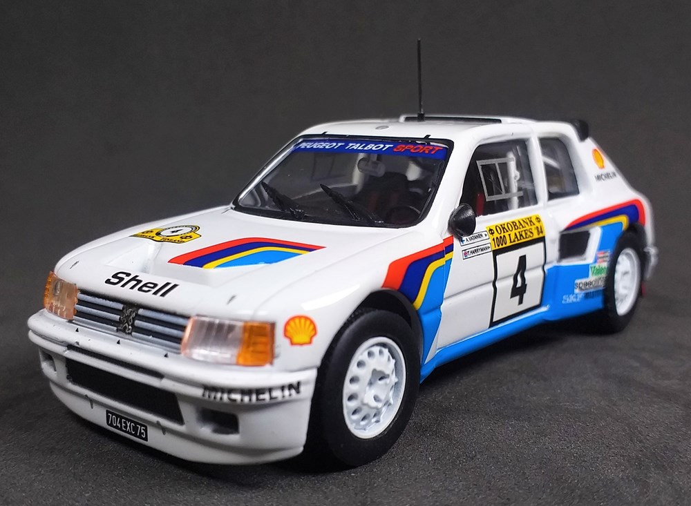 modelos escala coches peugeot 205 t16 e1 rally 1000 lagos 1984