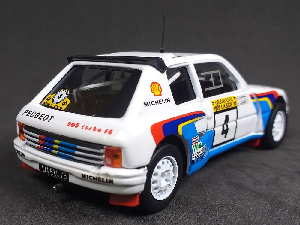 modelos escala coches peugeot 205 t16 e1 rally 1000 lagos 1984