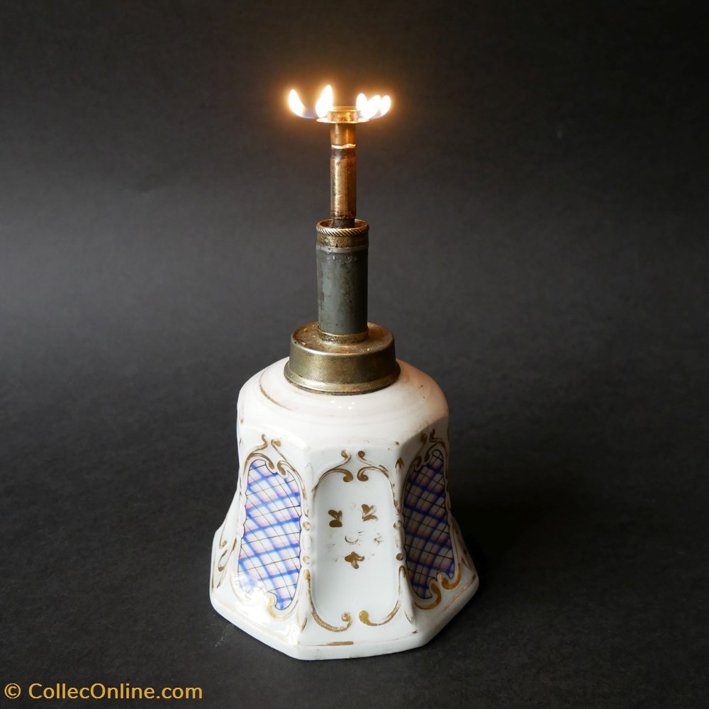 art antiquites eclairage ancien lampe a gazogene