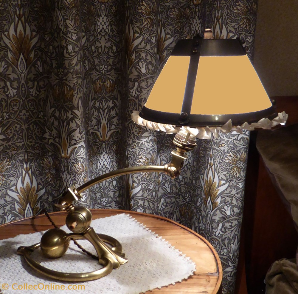 art antiquites eclairage ancien lampe benson n 1293