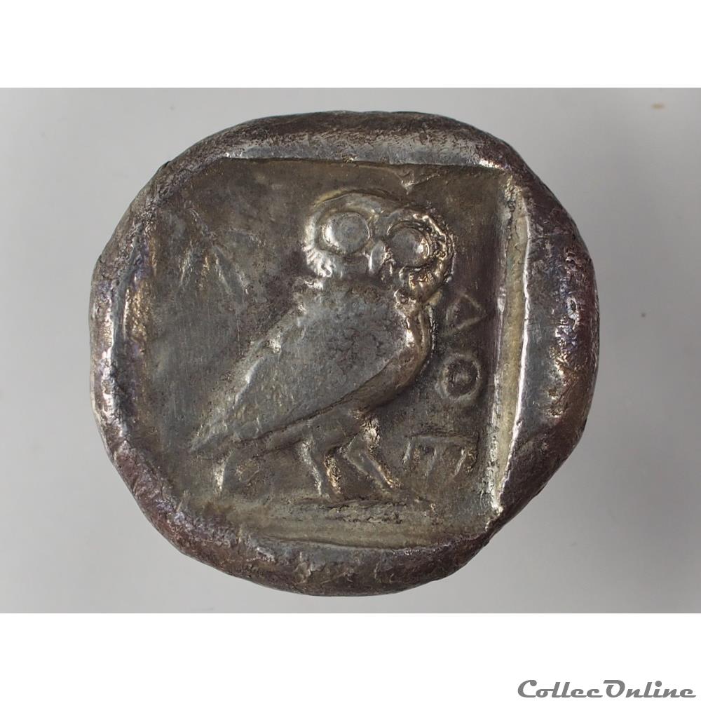 Athènes - Tetradrachme 3 monnaie antique grecque athenes tetradrachme