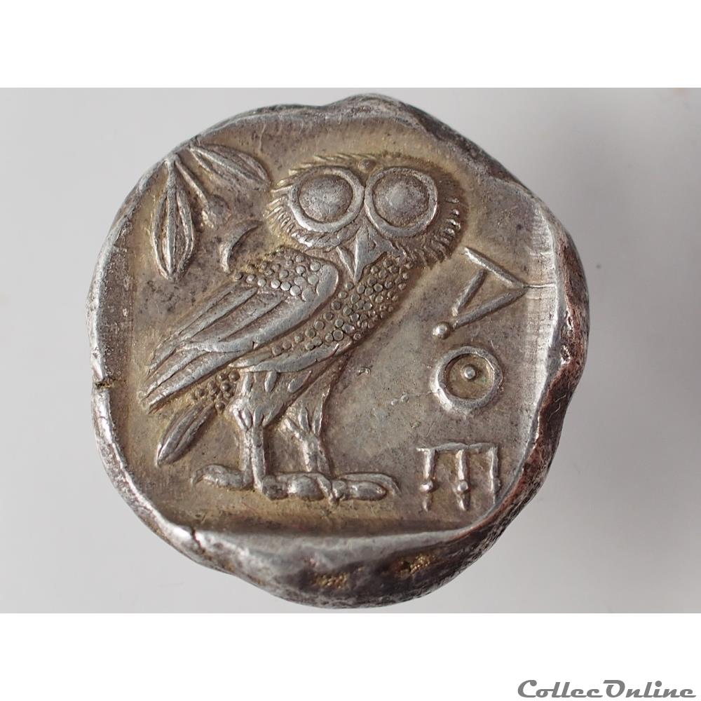 Athènes - Tetradrachme 3 monnaie antique grecque athenes tetradrachme
