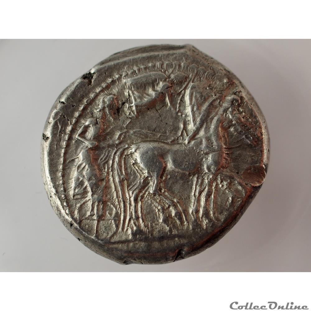 Syracuse - Tetradrachme 2 monnaie antique grecque syracuse tetradrachme