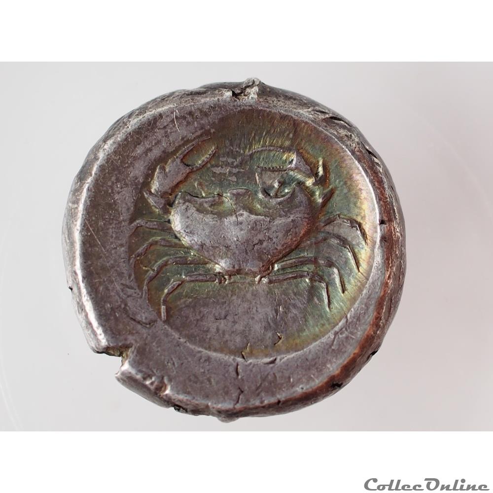 Agrigente - Didrachme 3 monnaie antique grecque agrigente didrachme