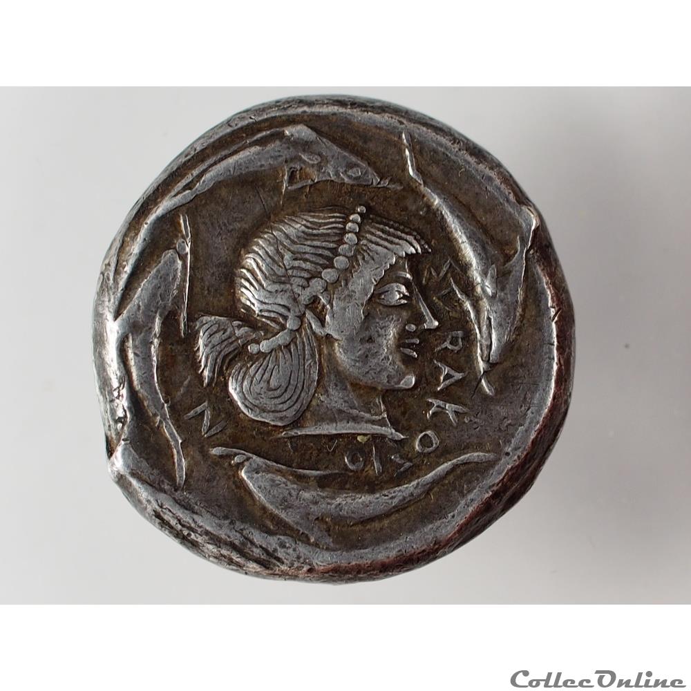 monnaie antique grecque syracuse tetradrachme