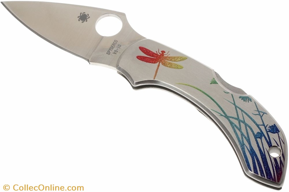 Dragonfly tatoo SPYDERCO couteaux poches dragonfly tatoo spyderco