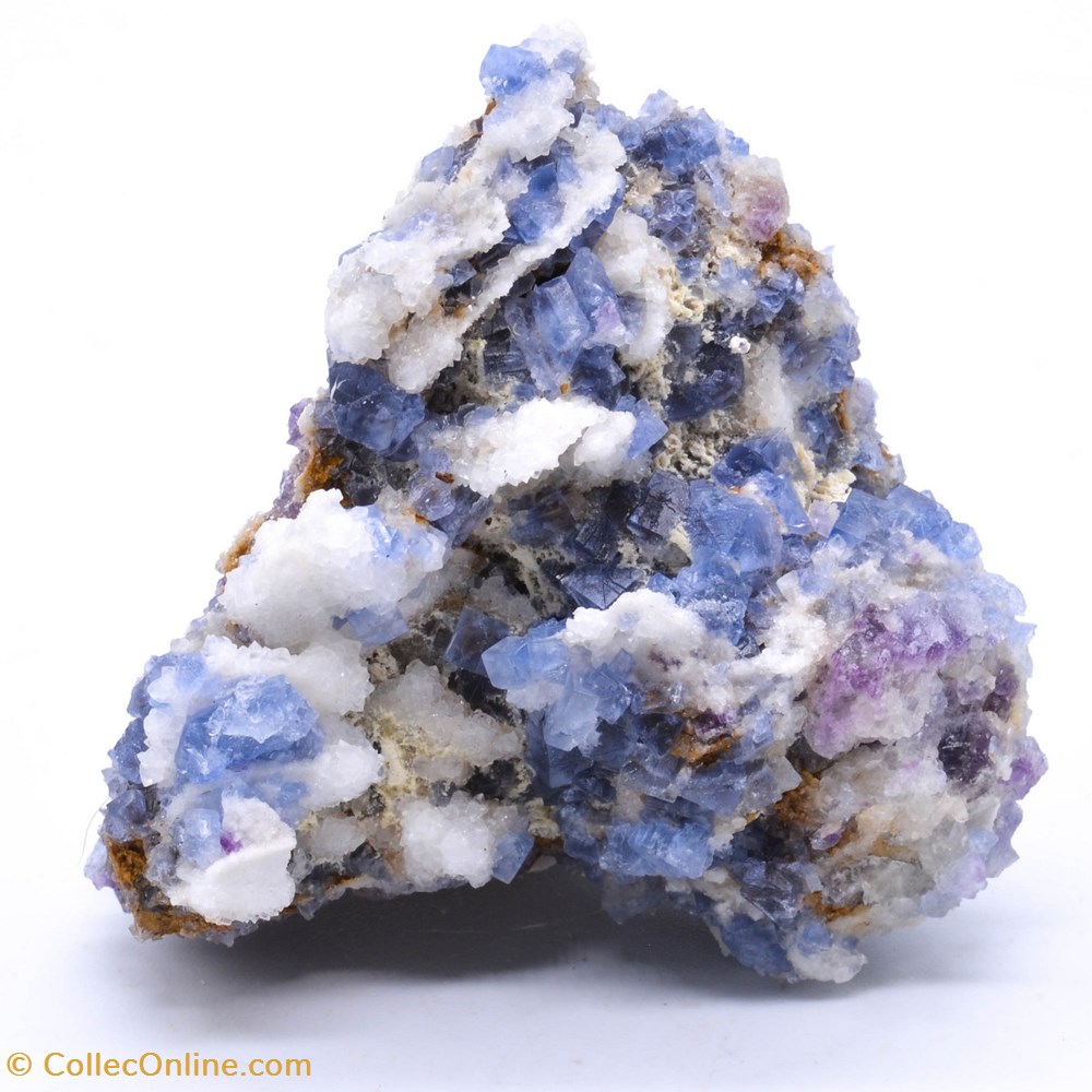 Fluorine et quartz, France mineraux meteorites fluorine et quartz france