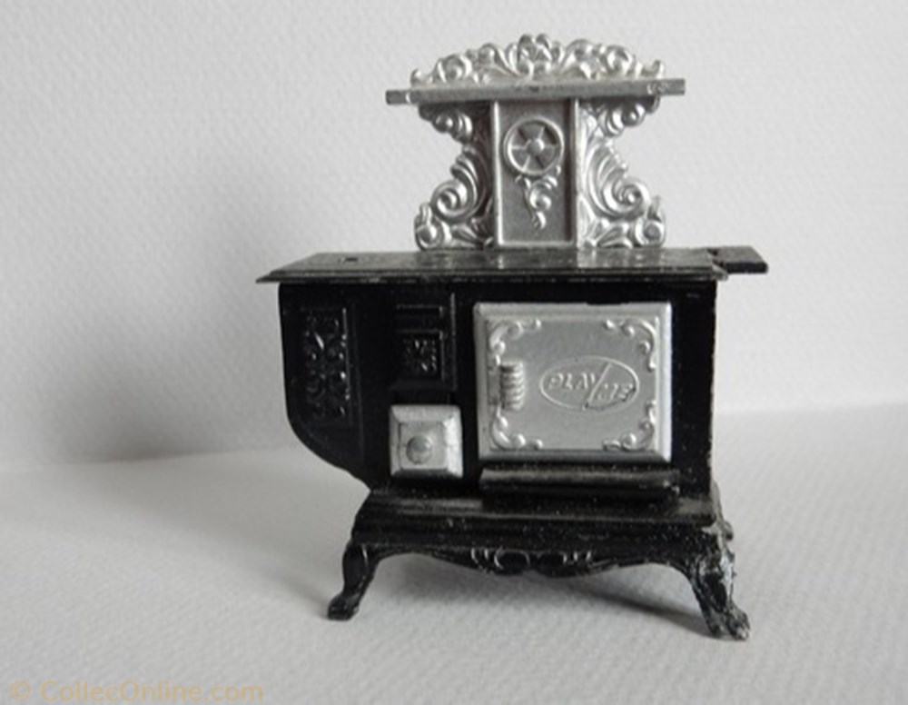 figurine autre fourneau de cuisine noir et argent