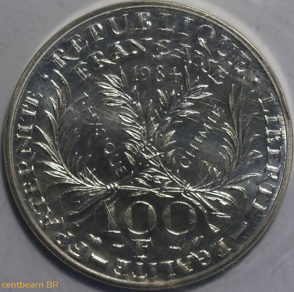 monnaies france modernes essai 100 francs marie curie