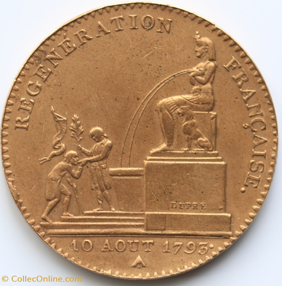 monnaies france modernes 5 decimes regeneration 1793