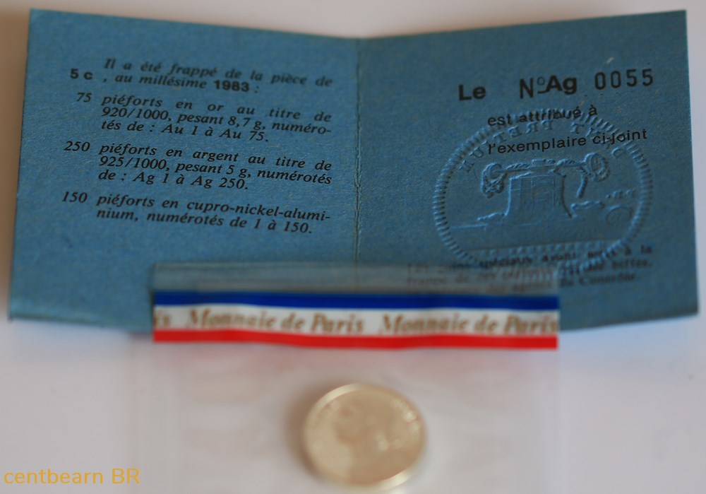 piefort argent de 5 centimes marianne monnaies france modernes piefort argent de 5 centimes marianne