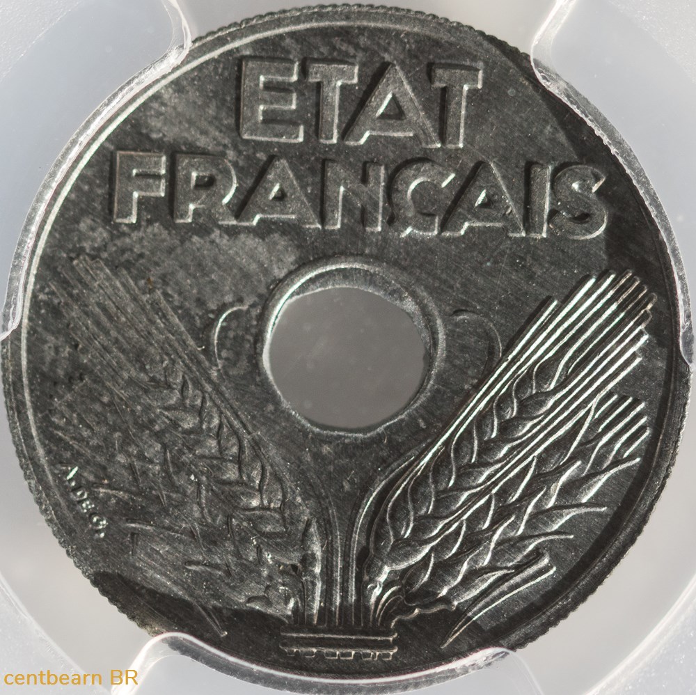 monnaies monde france 20 centimes etat francais lourde