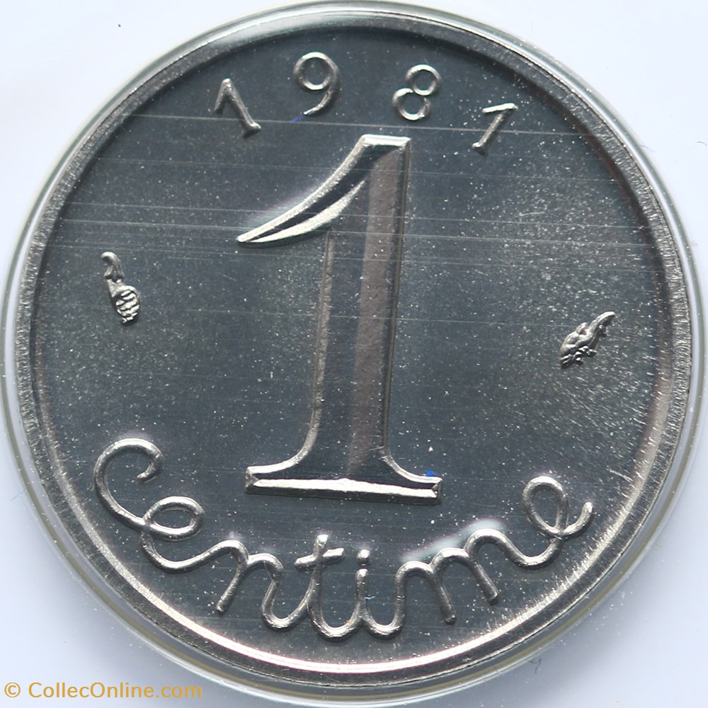 1 centime épi 1981 monnaies france a modernes 1 centime epi 1981