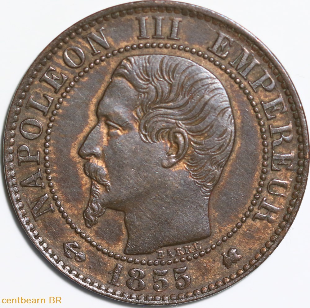 5 centimes napoleon lll ,tête nue monnaies france modernes 5 centimes napoleon lll tete nue
