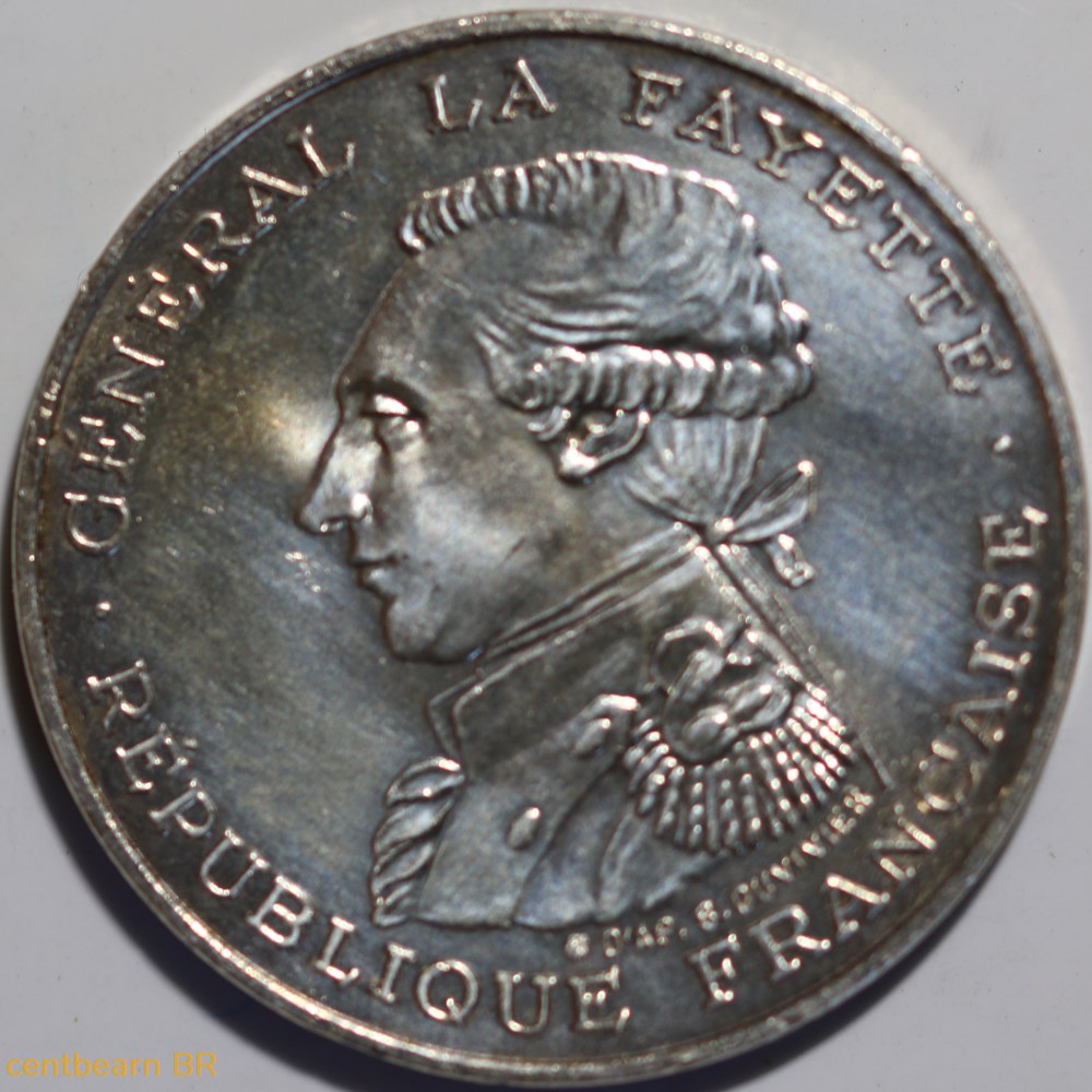 monnaies monde france 100 francs egalite la fayette