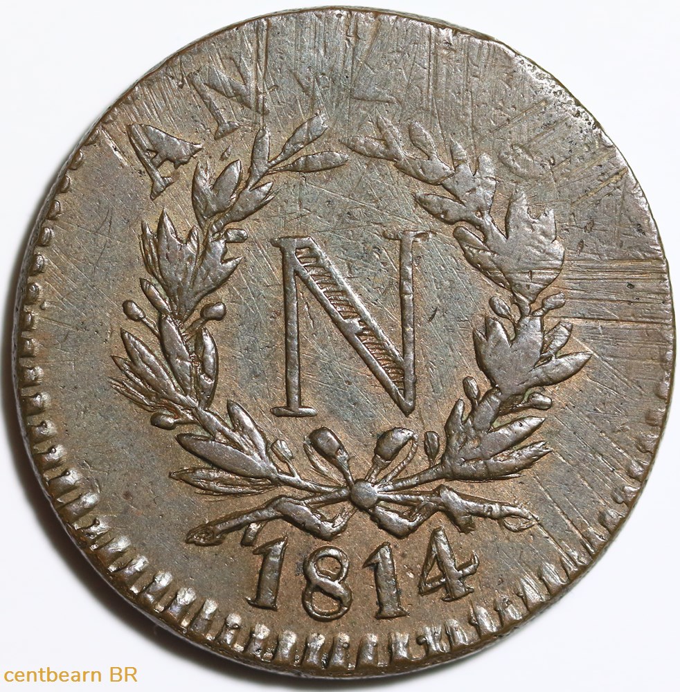 5 centimes anvers à l'n,frappe de l'atelier de wolschot monnaies france modernes 5 centimes anvers a n frappe de atelier de wolschot