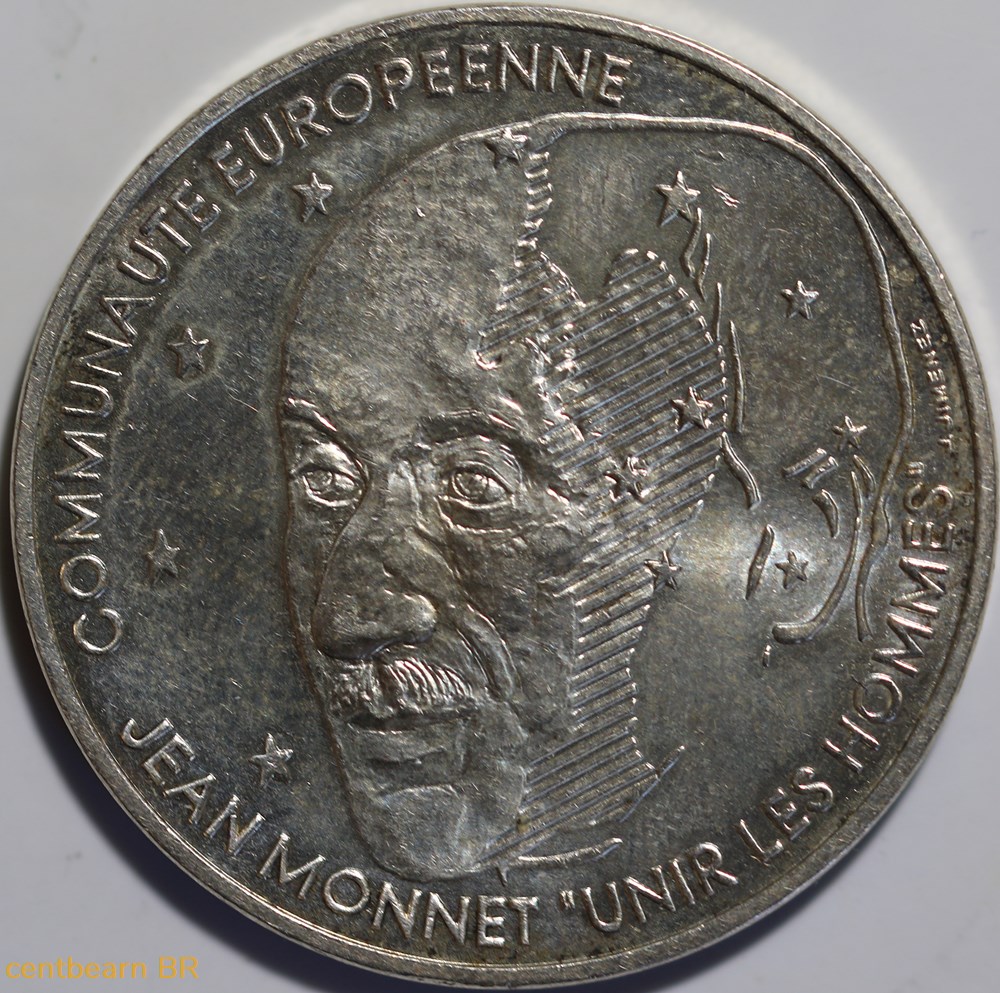 100 Francs Jean MONNET monnaies monde france 100 francs jean monnet