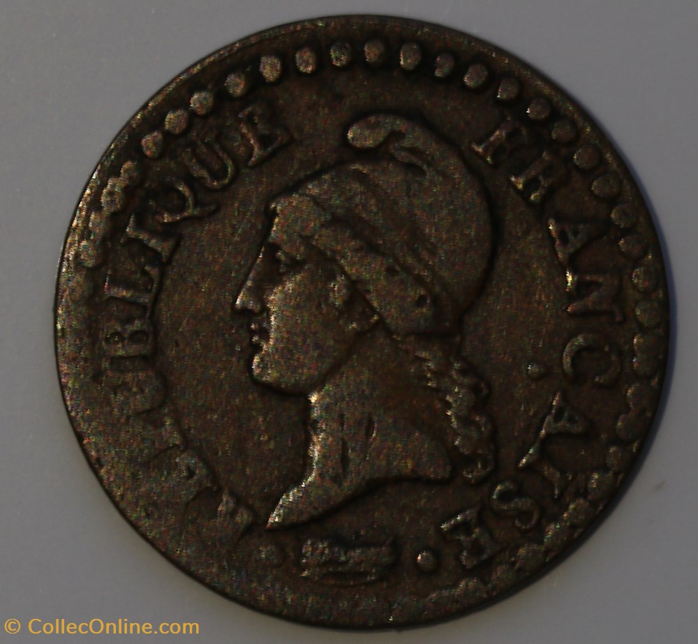 1 centime dupré an 8(1799-1800) monnaies france modernes 1 centime dupre an 8 1799 1800