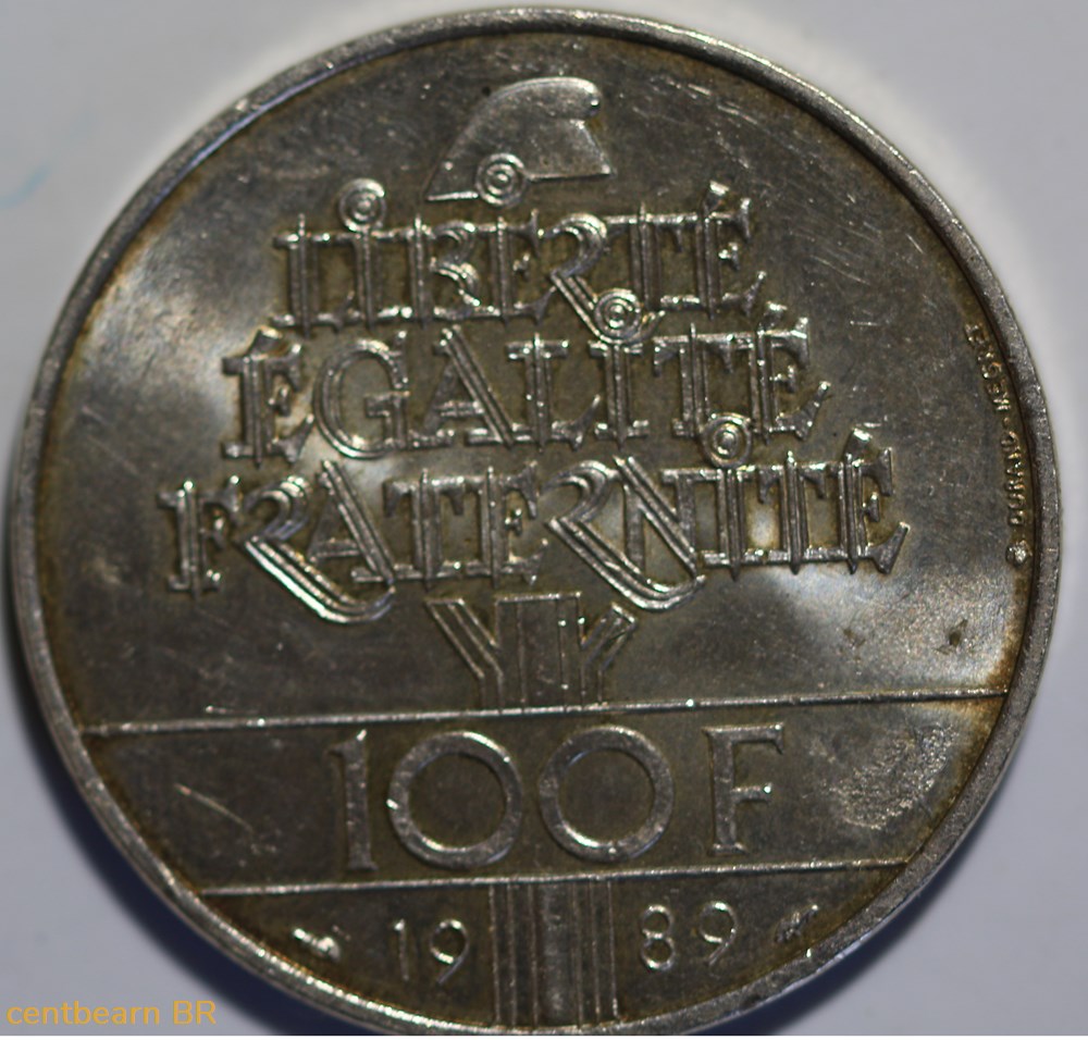 100 Francs DROITS DE L'HOMME monnaies monde france 100 francs droits de homme