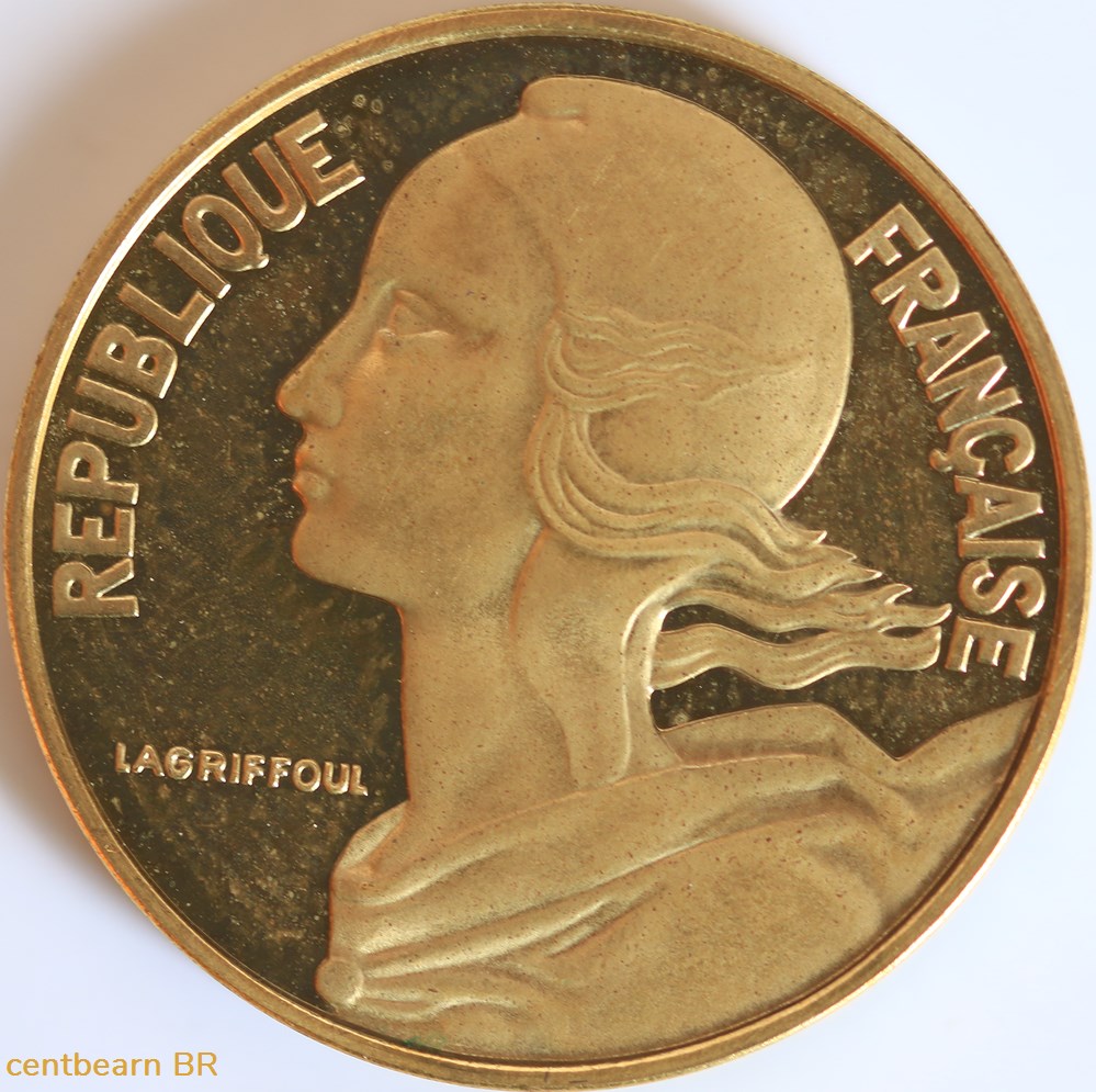 piefort bronze aluminium de 20 centimes marianne 2 monnaies france modernes piefort bronze aluminium de 20 centimes marianne
