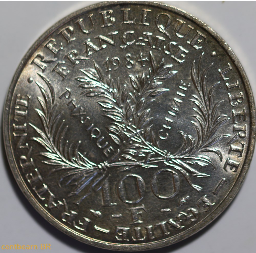 monnaies monde france 100 francs marie curie