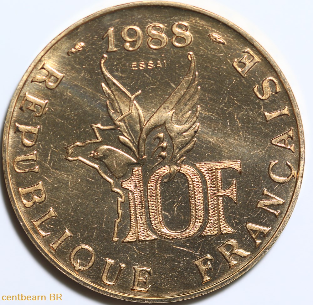 10 francs roland garros 1988 monnaies france modernes 10 francs roland garros 1988